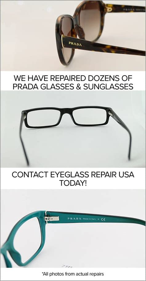 prada eyeglass repair|prada customer service.